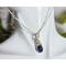 Blue Sapphire Sterling Silver Necklace