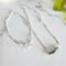 Sterling Silver Emerald Gemstone Necklace