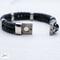 Braided Leather Bands adorned with a spooky skull clasp - Jon B Leather