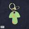 Delightfully designed handcrafted leather Mushroom Keychain