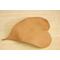 Ceramic leaf tray glazed in light tan with hints of blue with catalpa leaf texture. 7"x9"