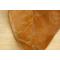 Ceramic leaf tray glazed in light tan with hints of blue with catalpa leaf texture. 7"x9"