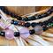 seup of materials, glass beads, frosted beads,seed beads, heart charm