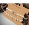 close up packed bracelets display handmade with love bracelet display board