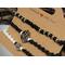 bracelet set displays on carboard handmade with love package for shipping