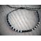 stainless steel and seed bead bracelet