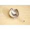 Ceramic heart shaped spoon rest. Glazed in grayish blue and purple colors. Approximately 3"x3.5"