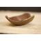 Ceramic heart shaped spoon rest. Glazed in cool red and mint green speckles. Approximately 3"x3.5"