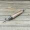 Wood handled seam ripper 