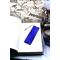 Back of bookmark royal blue with jute rope tassel