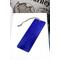 Back of bookmark royal blue with jute rope tassel
