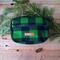 Made with Premium Virgin Johnson Woolen Mills Wool, green two inch buffalo plaid 20 ounce wool.