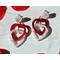 Linked hearts valentines earrings