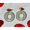 Valentine's day statement hoop earrings