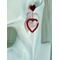 Linked hearts valentines earrings