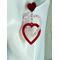 linked hearts valentines earrings
