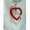 linked hearts valentines earrings