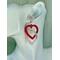 linked hearts valentines earrings