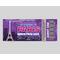 Editable An Evening in Paris Theme School Prom Flyer and Ticket Bundle Template