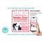 Customizable Valentine's School Daddy Daughter Dance Ticket and Flyer Bundle Template.