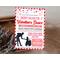 Customizable Valentine's School Daddy Daughter Dance Ticket and Flyer Bundle Template.