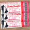 Editable Daddy Daughter Valentine's Sweetheart Dance Ticket and Flyer Bundle Template