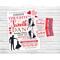 DIY Valentine's Sweetheart Daddy Daughter Dance Ticket and Flyer Bundle Template.