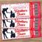 Customizable Valentine's School Daddy Daughter Dance Ticket and Flyer Bundle Template.