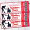Customizable Valentine's School Daddy Daughter Dance Ticket and Flyer Bundle Template.
