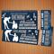 Customizable Daddy Daughter Denim and Diamond Theme Dance Flyer and Ticket Bundle Template