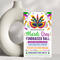 Customizable Mardi Gras Masquerade Ball Invitation Flyer and Ticket Bundle Template