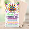 Customizable Mardi Gras Masquerade Ball Invitation Flyer and Ticket Bundle Template
