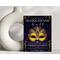Editable Masquerade Ball Junior Senior Prom Flyer and Ticket Bundle Template