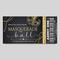 DIY Masquerade Ball Junior Senior Prom Ticket and Flyer Bundle Template