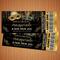  Customizable Junior Senior Masquerade Ball Prom Ticket and Flyer Bundle Template