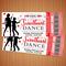 DIY Valentine's Sweetheart Mother Son Dance Ticket and Flyer Bundle Template