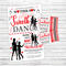 DIY Valentine's Sweetheart Mother Son Dance Ticket and Flyer Bundle Template