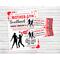 Editable Mother Son Valentine's Sweetheart Dance Ticket and Flyer Bundle Template