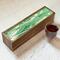 Wooden tea box holds 50 tea bags. Bright green and white  swirls with glossy resin finish. Great gift for tea lovers, or wedding.