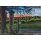 Winery Landscape Painting, "Summer's Evening Guiding Light"