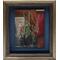 Wine Bottles Still Life Painting, Frame Art