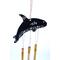 Close up of wind chime back side