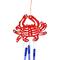 Close up of wind chime back side