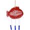 Close up of wind chime front side