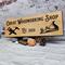 Cabin Welcome Sign with your Address Numbers Home Address Business Name