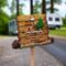 Rustic Wood with Raised Acrylic lettering Sign