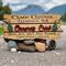 Rustic Wood Sign with Raised Acrylic Lettering and image   Address RV Camping Home or Business