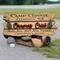 Rustic Wood Sign with Raised Acrylic Lettering and image   Address RV Camping Home or Business