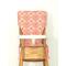 pink and yellow medallions highchair pad