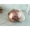 hand hammered hand forged 3-1/4" copper heart trinket dish, 3/4" deep.